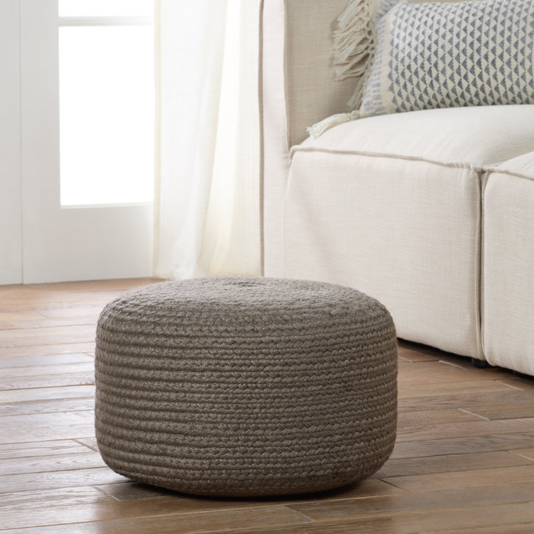 Round outdoor best sale ottoman cushion